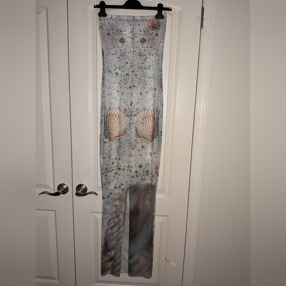 19. NWT DI PETSA SEA FOAM SHEER DRESS - Picture 5 of 8